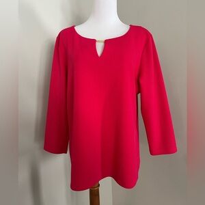 Calvin Klein Bright Pink Blouse XL